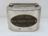 State Bank of Genessee Depot, Genesee Depot, Wis. Oval Bank