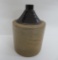 Cone top jug, Oct 3, 1882, two tone salt glaze, 11