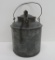 Burlington Route metal oil gas can, 10