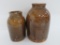 C Hermann & Co Stoneware Jars, 6 3/4