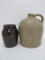 Stoneware wax sealer jar and bee hive jug