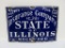 Agency for the Insurance of the State of Illinois Rockford, enamel sign,