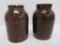 Two C Hermann & Co jars, 6 1/2
