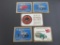 Five metal truck show tags, 1965 and 1990/2001