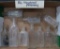 10 Milwaukee Pharmacy Bottles, clear, 4