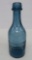 Hopkins Celebrated Mineral Waters Milwaukie bottle, light cobalt blue, 7 1/2