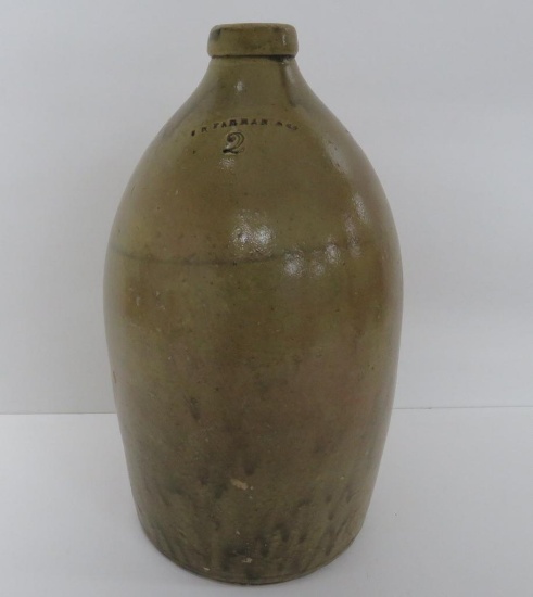 IN Farrar & Co, Portage, WI, 2 Gallon Jug, 15"