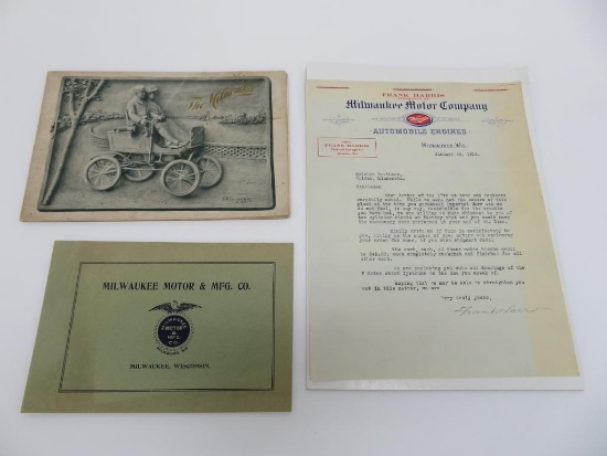 Milwauke Automobile and Milwaukee Motor Company brochures