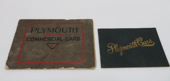 Plymouth Car and commercial Car and truck brochures