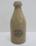 O Zwietusch Milwaukee Stoneware bottle, shield emblem, 8