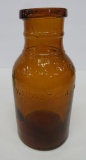 Milwaukee Pickle Jar, Wauwatosa Wis, amber, 8 1/2