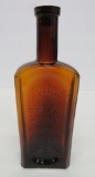 Towns Epilepsy Treatment Milwaukee Wis bottle, amber, 7 3/4