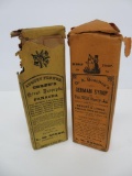 LM Green bottles with packaging, Dr A Boschee's German Syrup and August Flower Panacea, 7