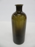 Dark Olive Green bottle, open pontil, 6