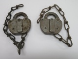 Two Adlake Railroad locks, no keys