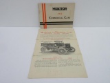 1912 Monitor Commercial Cars Brochures