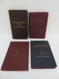 Railway Rules of Operation books, 1912-1918-1919-1953