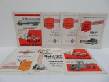 Gramm Van and Truck Brochures, 7 pieces