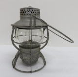 Dressel WAB Railway Lantern, clear embossed globe Adlake Kero, 9