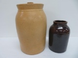 Two C Hermann & Co Stoneware Jars