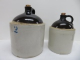 2 Two tone jugs, 11