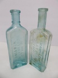 Dr Mile's Nerve and Blood Restorative bottles, aqua, 8