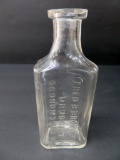 Fred R Brown Druggist Oconomowoc Bottle, Wis Pat 1884, 4