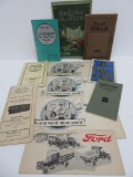 Assorted Vintage Truck Brochures, Ford, Oshkosh, Martin Parry, and Newman, 11 pieces