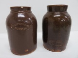 Two C Hermann & Co jars, 6 1/2