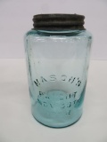Mason shoulderless jar, Nov 30, 1858, 6 1/2