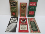 Five Railroad Time Tables, 1916 - 1960's