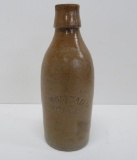 Grisbaum & Kehrein stoneware bottle, 7 3/4