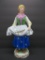 Herend Hungary Figurine, woman with fish, 10