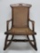 Childs cane seat and back rocker, 25