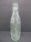 Husting's Midget Bottle, green, 6 1/2