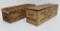 Two wooden Pabst Brick Cheese Boxes, 12