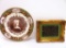 Royal Worchester Dr John Wall plate and bronze plaque