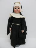 Bru Jne Nun costume Doll, reproduction, 26