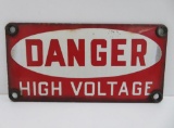Enamel Danger Sign, 8