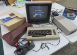 Commodore 64 Model 1802, working with accessories and games