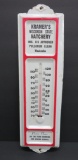 Kramer's Wisconsin State Hatchery , Waukesha, advertising thermometer, 13
