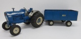 Ford 8600 Toy Tractor and Big Blue trailer, 12
