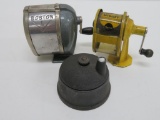 Three vintage pencil sharpeners