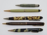 Five vintage mechanical pencils