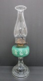 Ribbon Dancing Maidens oil lamp, 18