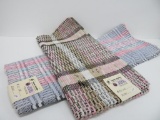 Two handmade Rag Rugs, pink and pastels, never used, Door County artisan