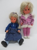 Two Vinyl dolls,Gotz Puppe and HV