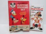 Mickey Mouse Club Electric Drawing Set and Mickey Mouse Pop N Play Game