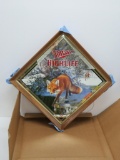 Miller High Life Wildlife Mirror, Sly by Scott Zoellick, in box 1995, 18