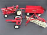 Vintage Farm Toys, four pieces, Internataional, 8